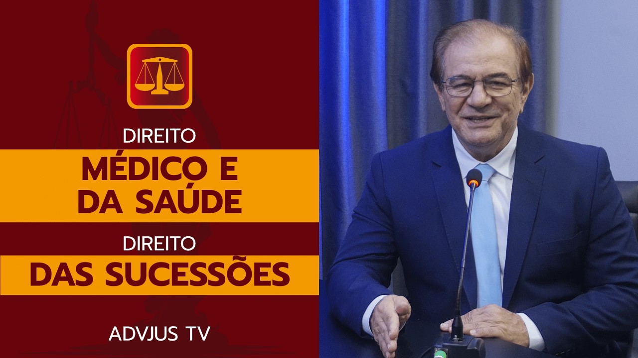📺 Na TV: Direito Médico e da Saúde, Direito das Sucessões e Direito Criminal
