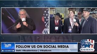 Skylar Duensing rallies CPAC 2026 attendees on Steve Bannon's War Room