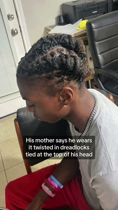 Texas high school student suspended over hairstyle that violated district's dress code #shorts