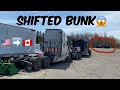 Bad jackknife - Towed from USA to Canada - WIDE LOAD!! & A burnt truck!