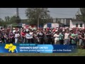 East Ukraine Workers Oppose Separatists: Rinat Akhmetov employees join protests against insurgency