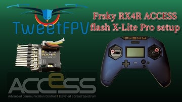 RX4R ACCESS with Frsky X-Lite Pro.