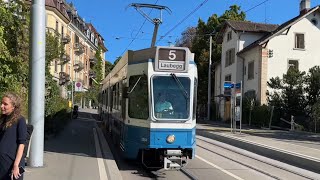 EPIC GTO-VVVF MOTOR SOUND! Riding the VBZ Tram 2000 from Stettbach to Tierspital