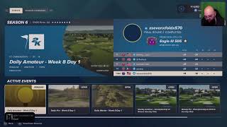 PGA TOUR 2K25 Daily and Weekly Ranked Tour with Eddie #beachy #570 #pgatour2k25 #ps5pro