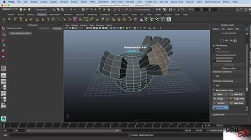 Maya Extrusion - Keep your face together... or not