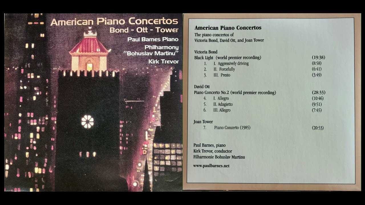 Paul Barnes performs Joan Tower Piano Concerto (1985) - YouTube
