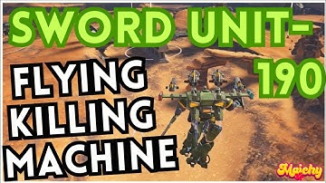 Flying With The Sword UNIT-190 In War Robots | WR Gameplay