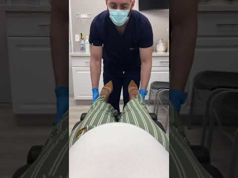 40 WEEKS PREGNANT PATIENT WITH PELVIC PAIN LOWER BACK RECEIVES CHIROPRACTIC ADJUSTMENT 