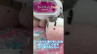 シールド低すぎw余裕で放牧出来る牛さんぬいぐるみ #ufoキャッチャー #クレーンゲーム#日本夾娃娃 #clawmachine #clawplayer #clawclan #フィギュア#牧場物語