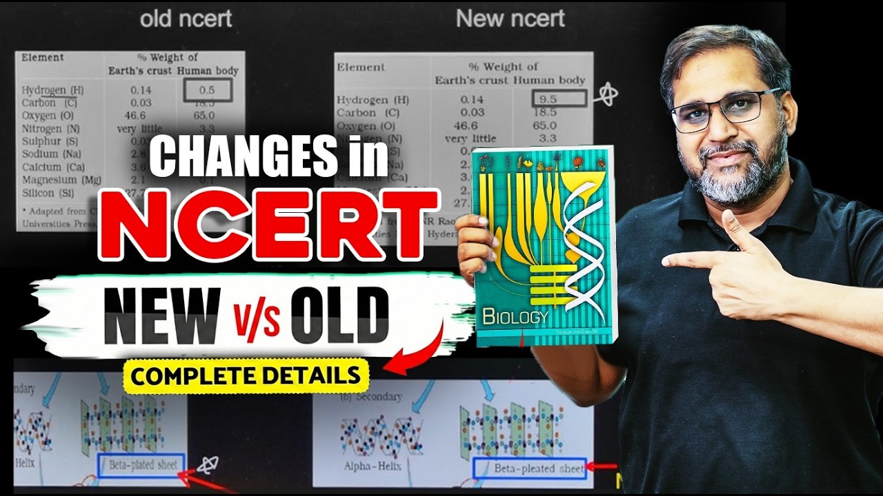🚨 NCERT New vs Old | What NEET 2026 Students MUST Know! Tarun Sir
