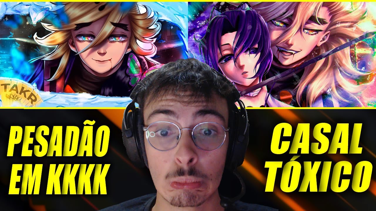 REACT 2 em 1 - Takeru e Nikmouu - Douma (Demon Slayer)