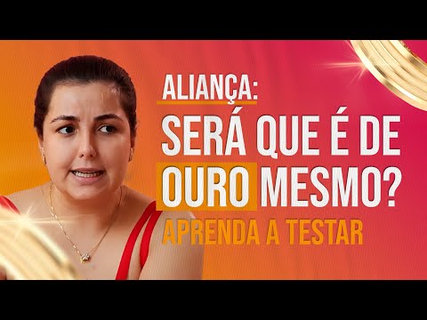 4 maneiras de testar se a aliança é de ouro 18k!