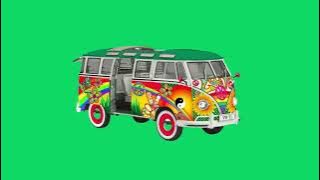 GREEN SCREEN VW VOLKSWAGEN VAN BUS COLLECTION  | FREE TO USE GRAPHICS ANIMATIONS