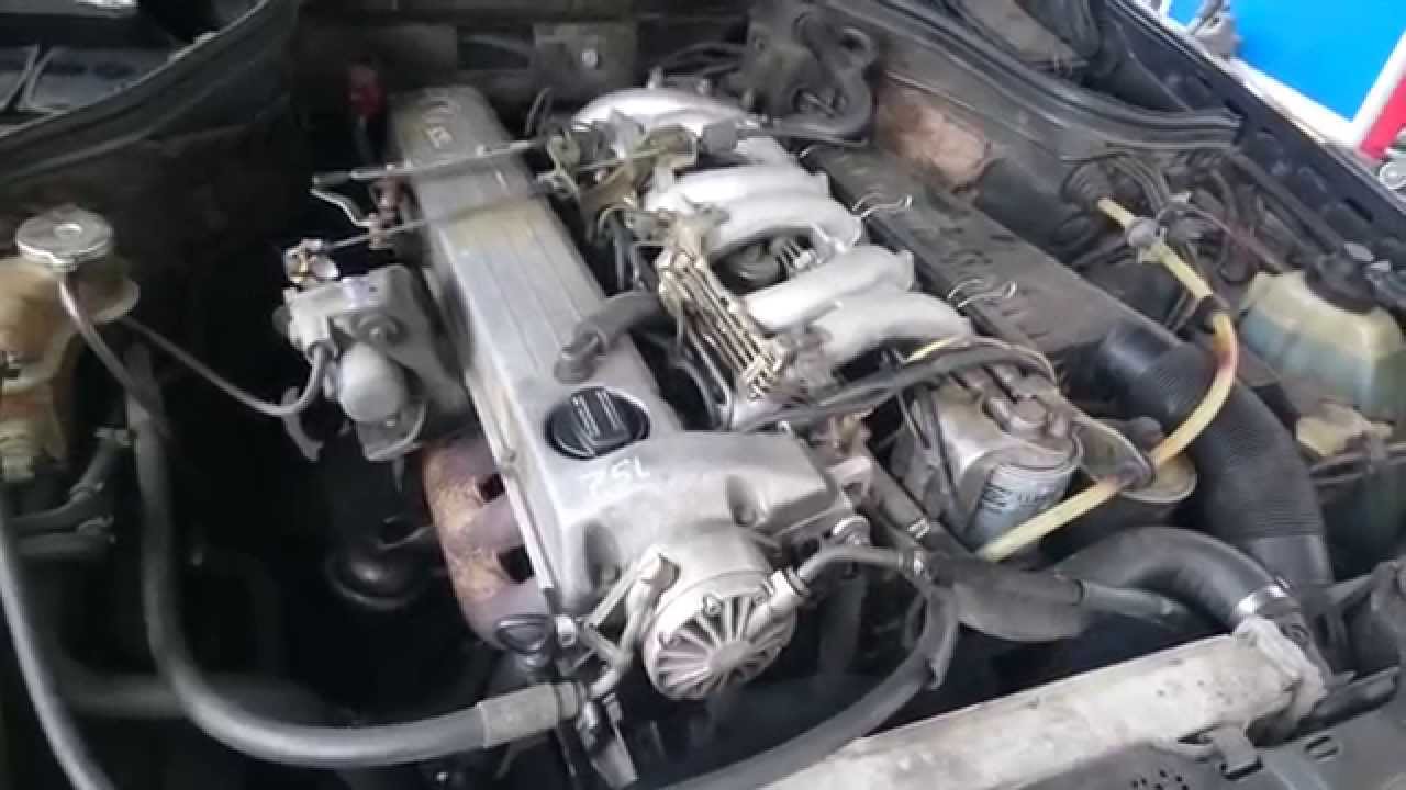 Mercedes Benz 300D W124 1990 Cold Start YouTube