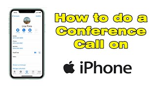 How to do a Conference Call on iPhone, Merge Calls iPhone
