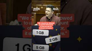 Why does unused data expire? Raghav Chadha raised concerns over telecom companies data policies.