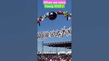 When we were young Saturday 2023 #blink #whenwewereyoung #lasvegas