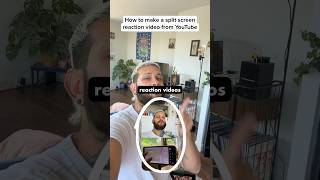 How to make a split screen reaction video from YouTube