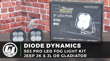 2018-2021 Jeep JL or Gladiator | Diode Dynamics SS3 Fog Light Kit Overview