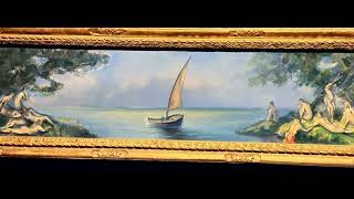Paul Cézanne: The boat and the bathers