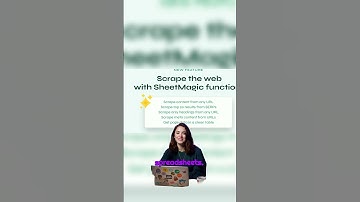 Automate Google Sheets with ChatGPT & SheetMagic! #appsumo