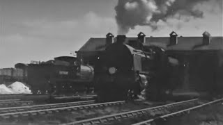 Vintage railway film - Shunter Blacks night off - 1941