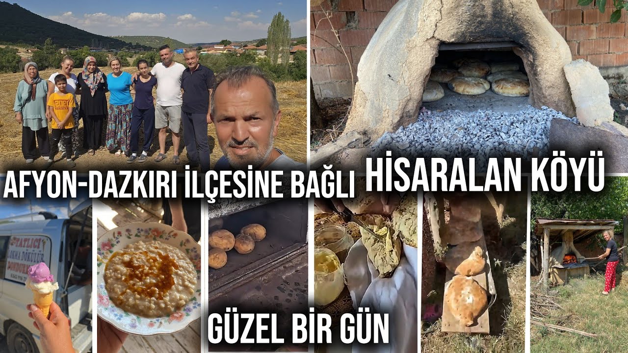 Muhacır ekmeği / keşkek / dondurmacı /köyde güzel bir gün 