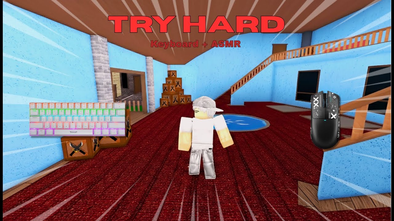 TRY HARD PLAYING MURDER ( ASMR + KEYBOARD )