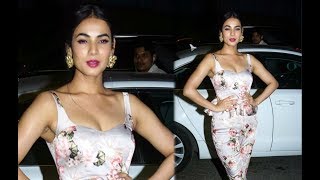 Sonal Chauhan HOT In Jumpsuit At PALTAN Movie Wrap Up Party