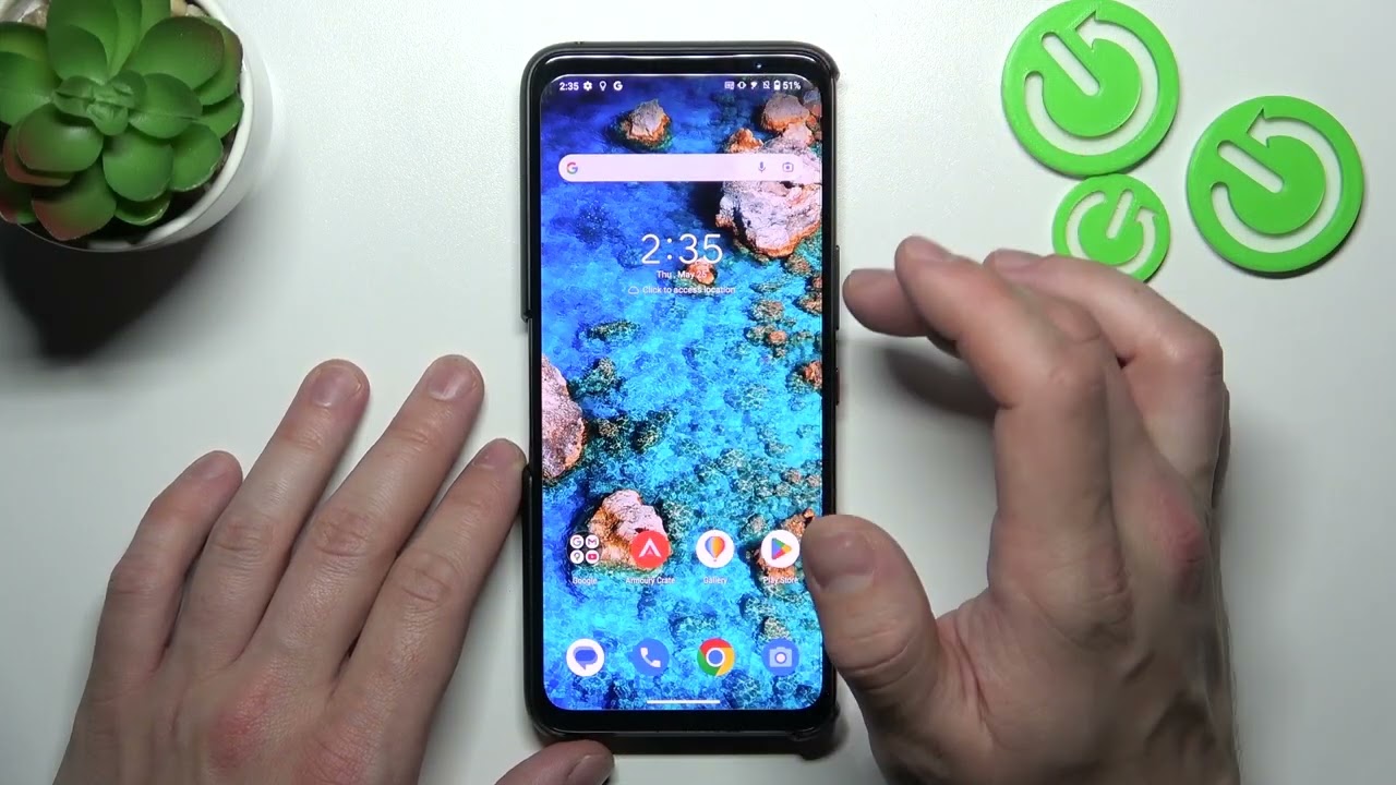 How to Manually Set Display Brightness Level on ASUS ROG Phone 7 - Change Brightness