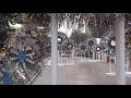 Светящиеся новогодние снежинки из еловых лап