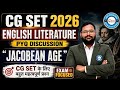 CG SET 2026 ENGLISH LITERATURE PYQ DISCUSSION "Jacobean Age"