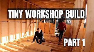 Tiny Workshop Build in 14 Days | Insulation, Walls &amp; Utilities