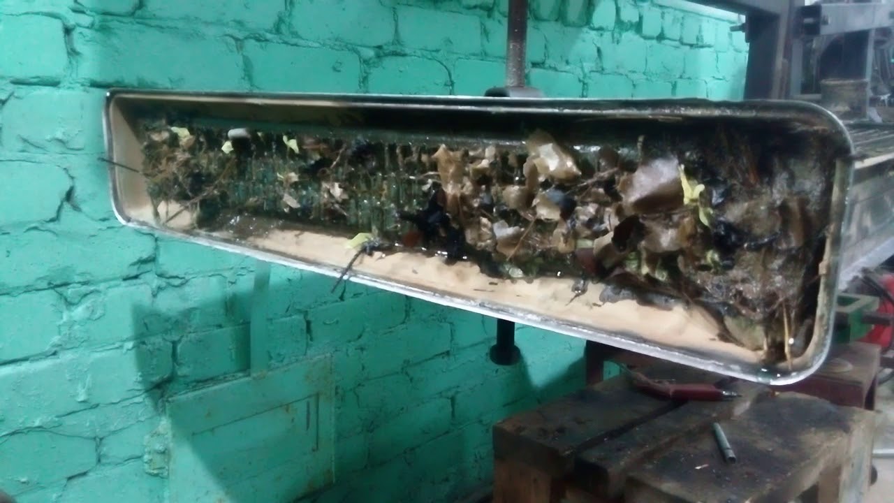 Забитый радиатор. - YouTube