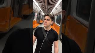 Baldiback Metroda Uyuya Kaldı