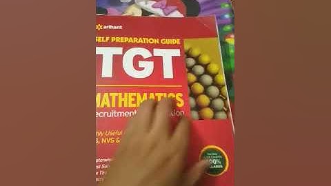 mathematics book for TGT  #TGT #kvs and other TGT examination
