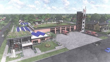 Thesis Fire Station Design (2021) Fly-Through Video