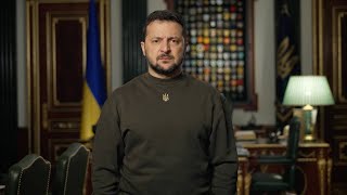 Звернення Володимира Зеленського наприкінці 601-го дня війни