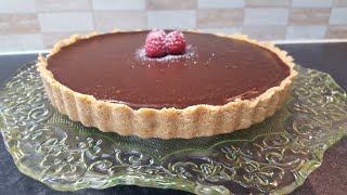 Tartă cu Ciocolată fără coacere\ Chocolate Tart no baking