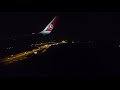 Turkish Airlines. Landing at Istanbul. 12.02.2021