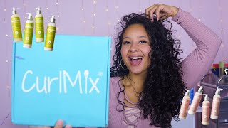 CURL TALK + TRYING CURLMIX PRODUCTS