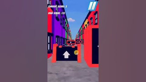 First person endless runner