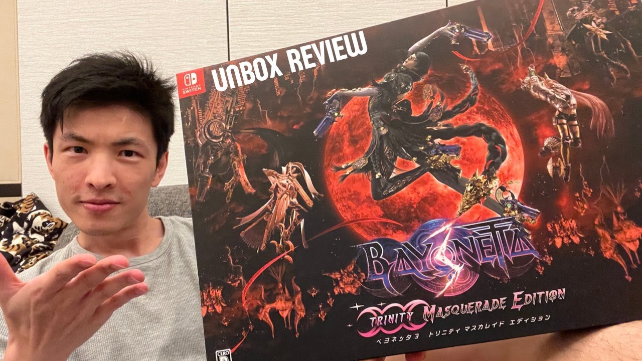 Bayonetta 3 Trinity Masquerade Edition Unbox Review ベヨネッタ3 トリニティ マスカレイド  エディション