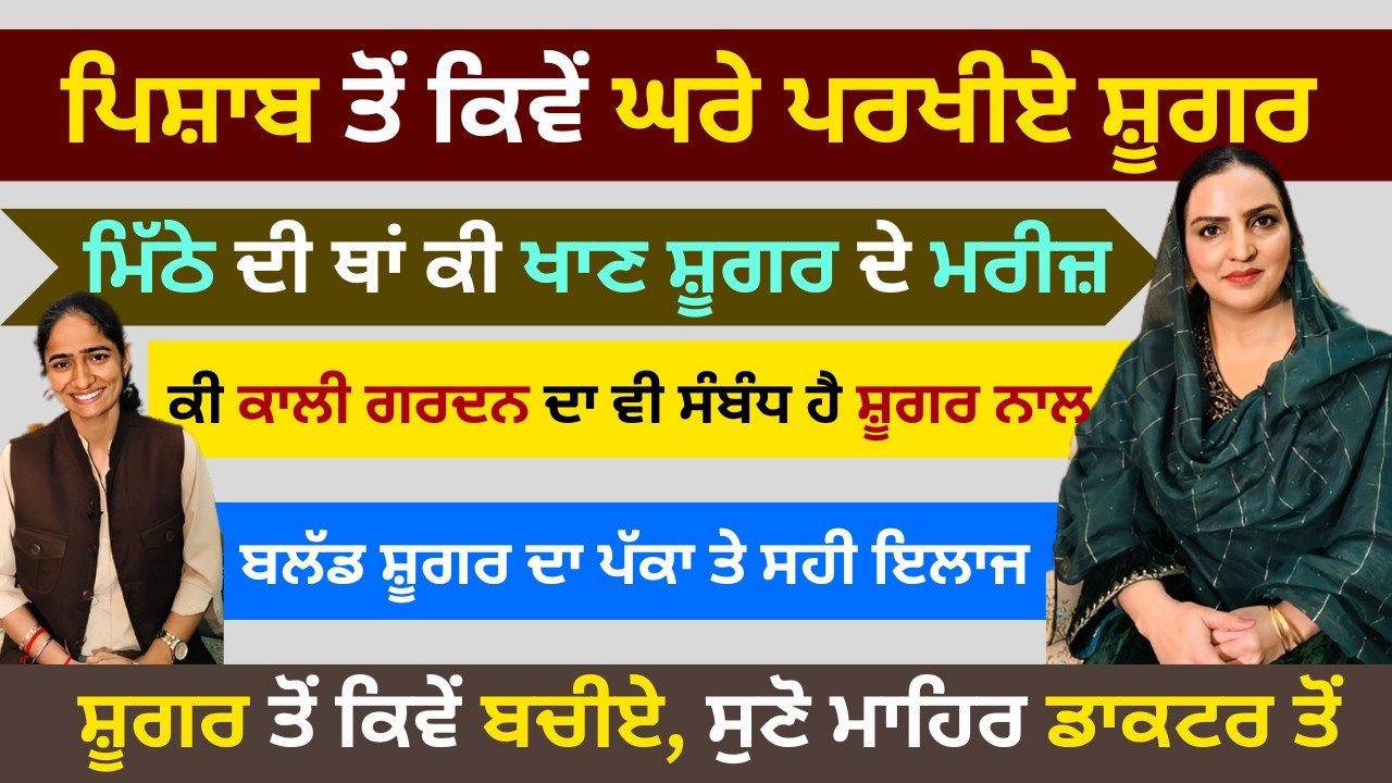 ਸ਼ੂਗਰ ਤੋਂ ਕਿਵੇਂ ਬਚੀਏ, ਸੁਣੋ ਮਾਹਿਰ ਡਾਕਟਰ ਤੋਂ | RD Productions | Dr. Gurpreet Kaur | Diabetes | Sugar |