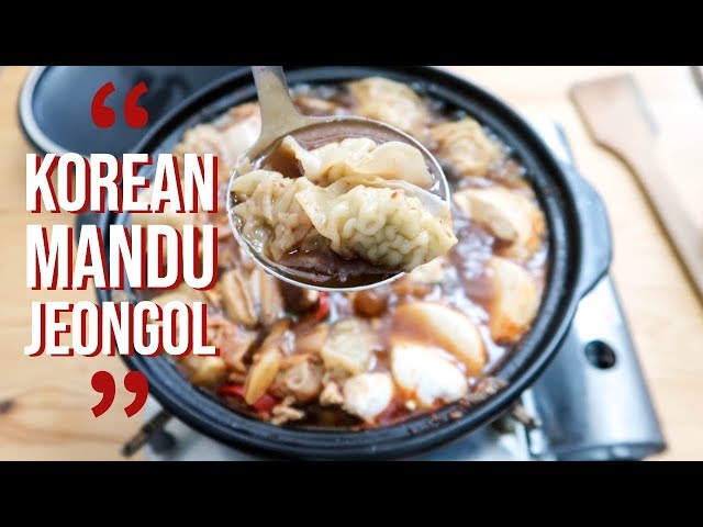 Dumpling Hot Pot, Korean Mandu Jeongol Recipe & Video - Seonkyoung