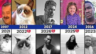 Comparison of EVERY Legendary Meme Hero (Then vs Now) 😥💔- Part 9