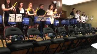 McFarland High School percussion at Armed Forces Retirement Home