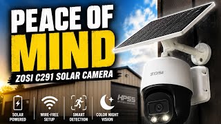 Solar Powered or Solar Hype? ZOSI C291 Garage Camera Test