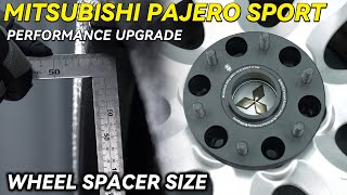 The Right Size of Mitsubishi Pajero Wheel Spacers | BONOSS Offroad Accessories