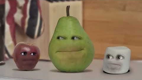 Ask Orange Dropping Stuff On Pear But Extra More